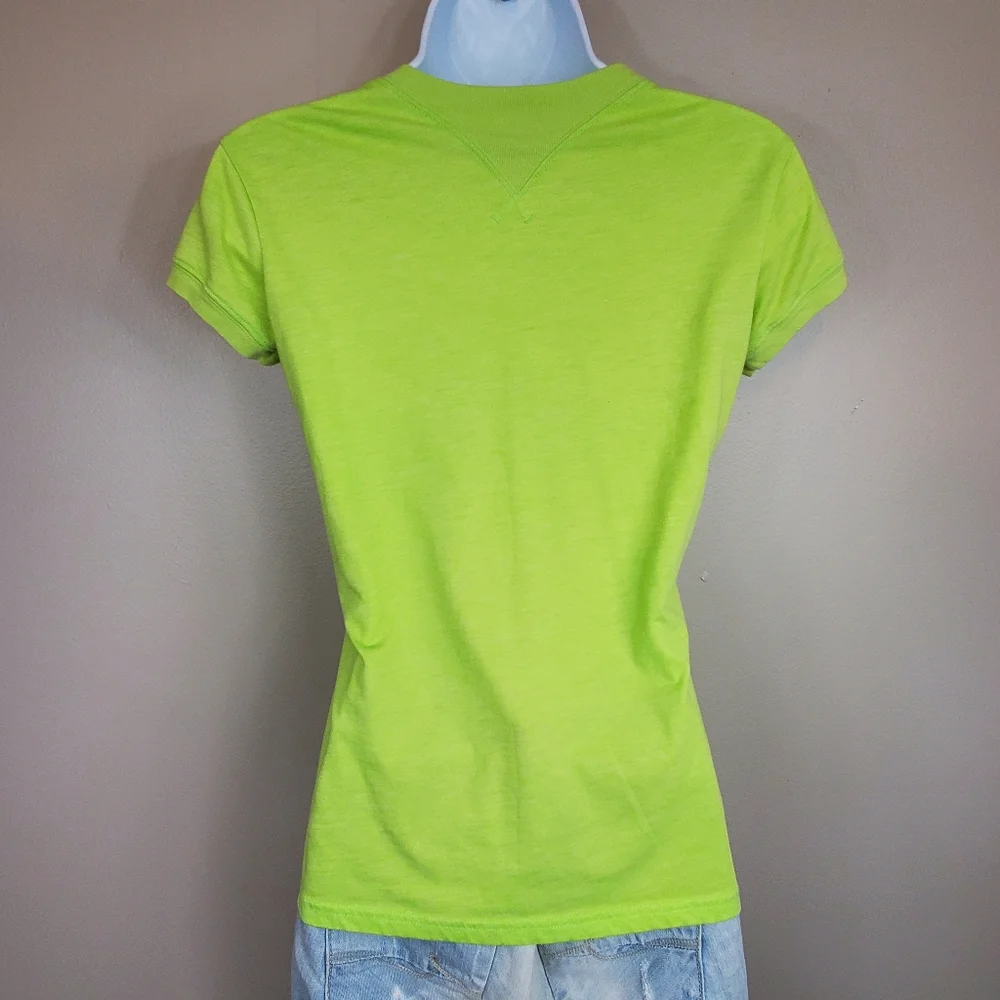 Nike Juniors Green Cap Sleeve T-Shirt